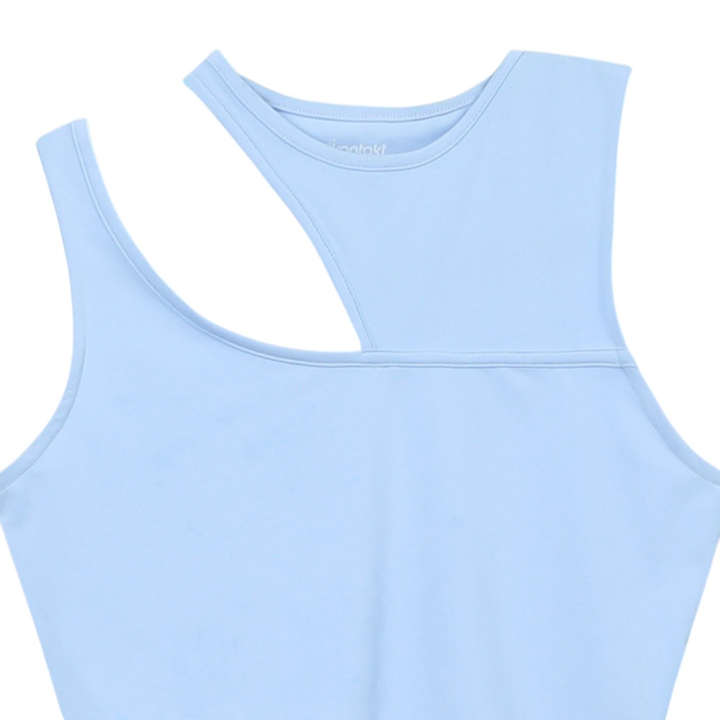 Top femme sans manches avec découpe