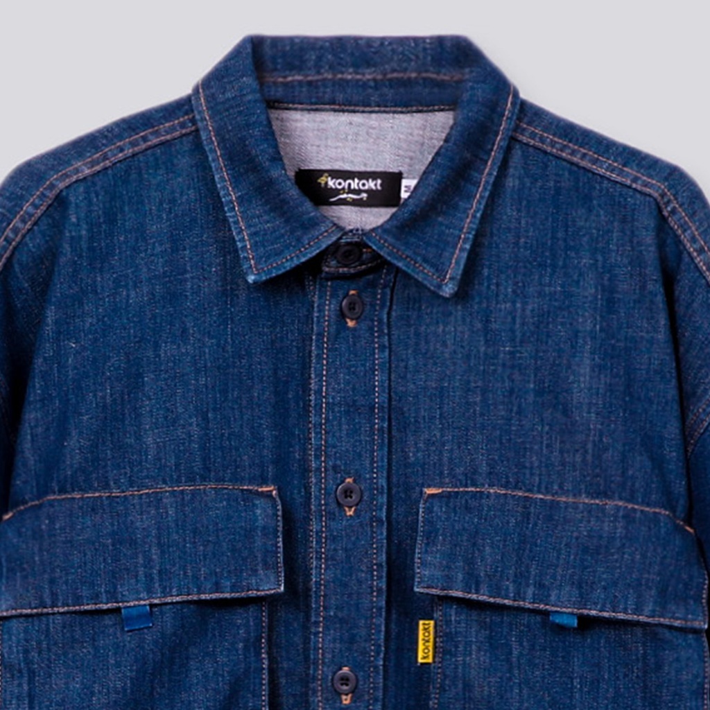 Chemise workwear homme en jeans - WAAD