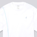 T-shirt oversized homme manches courtes avec piping et broderie