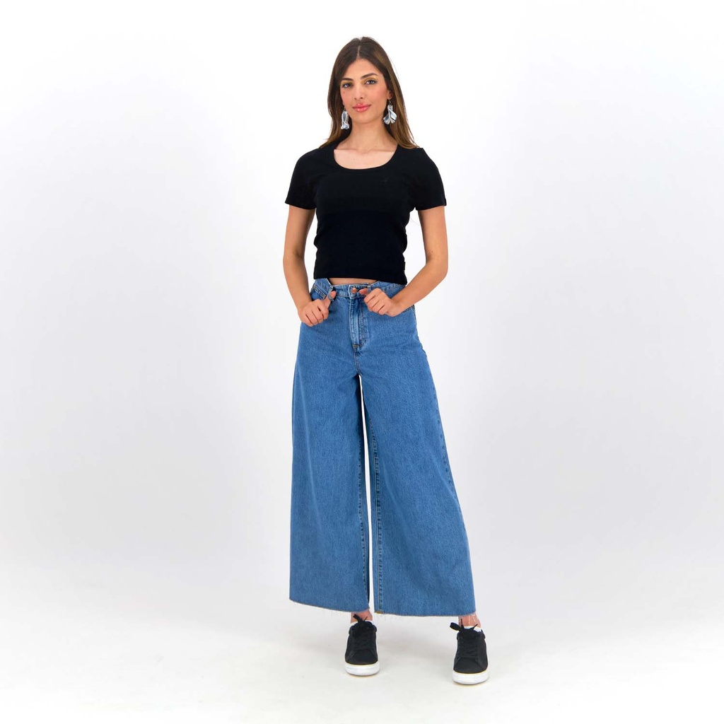 Wide leg jeans femme - WIDED