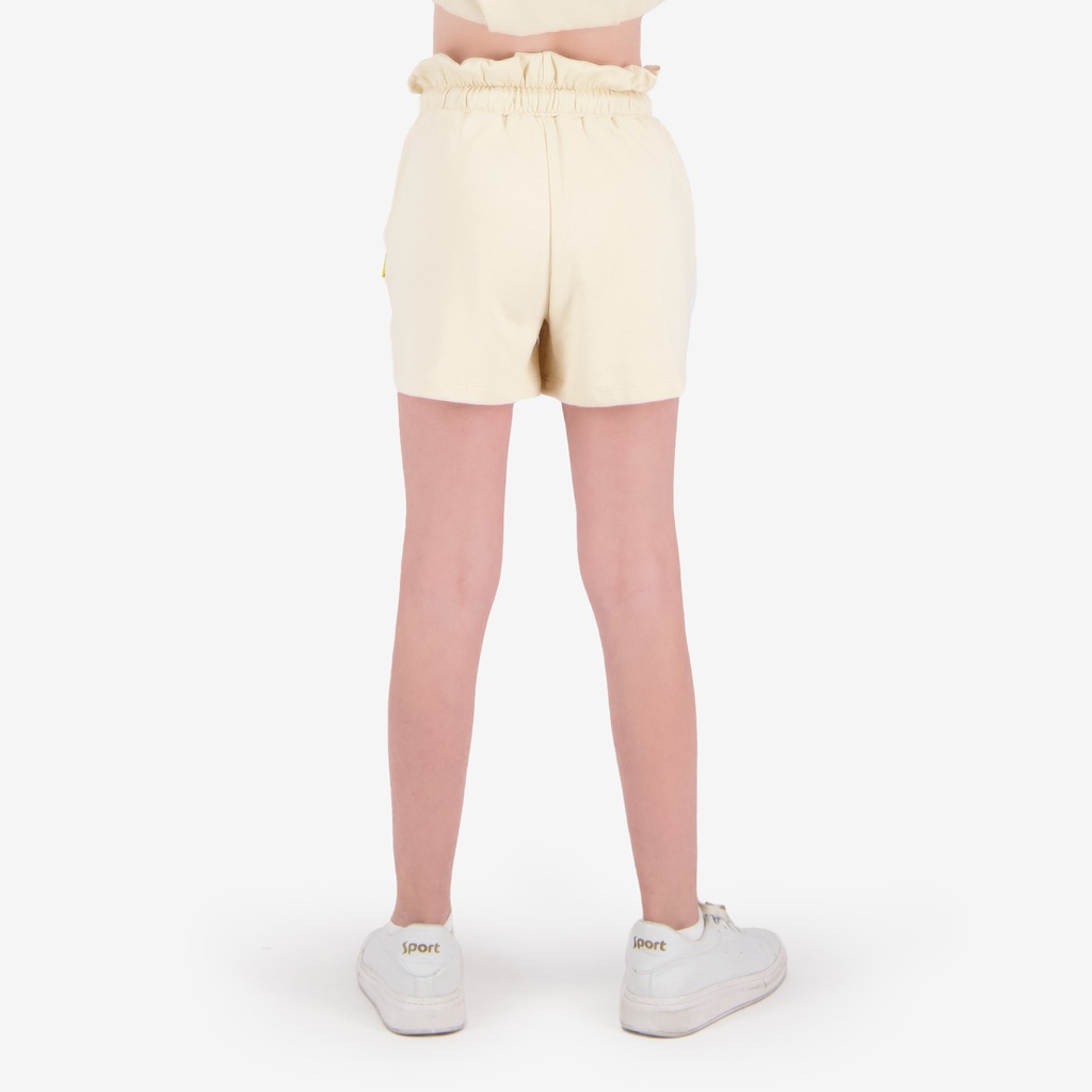 Short paperbag fille en molleton