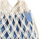Tote en jeans et macrame