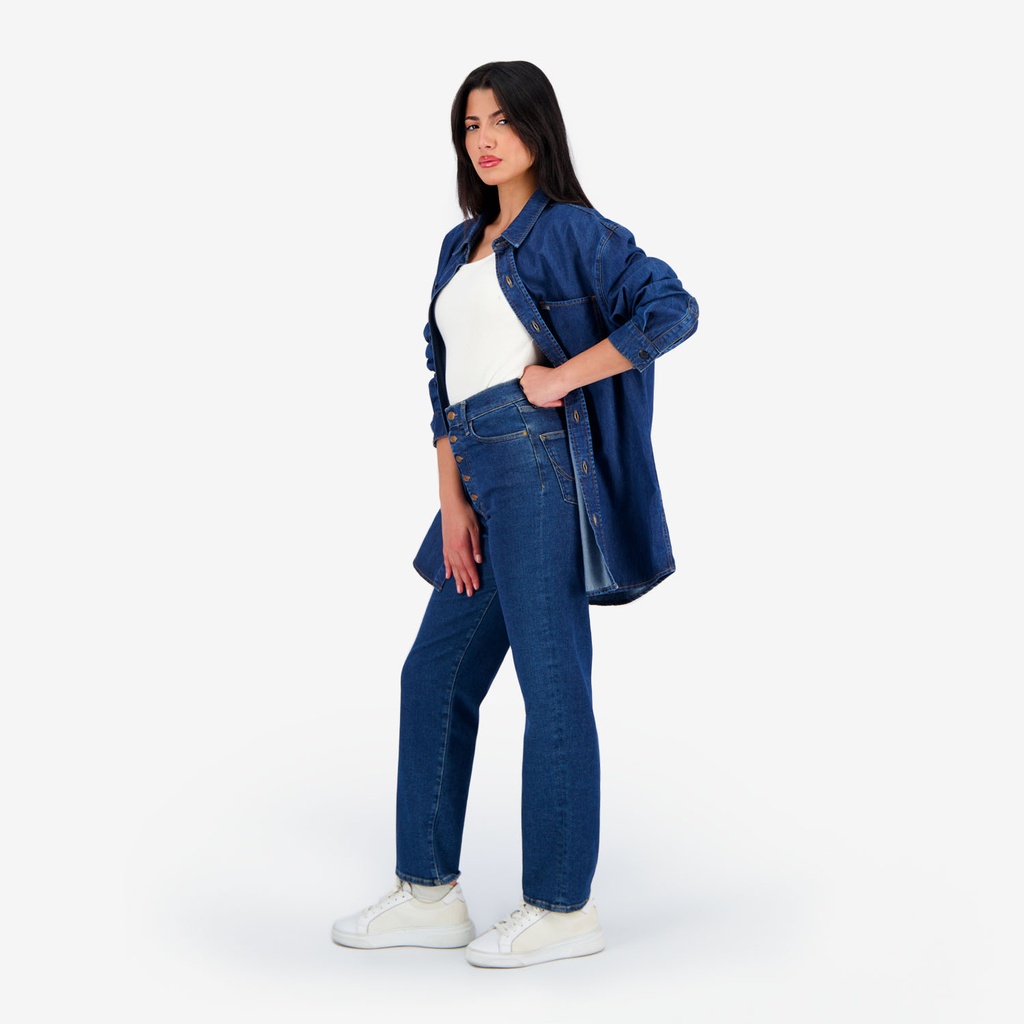 Ribcage jeans femme-RAYA