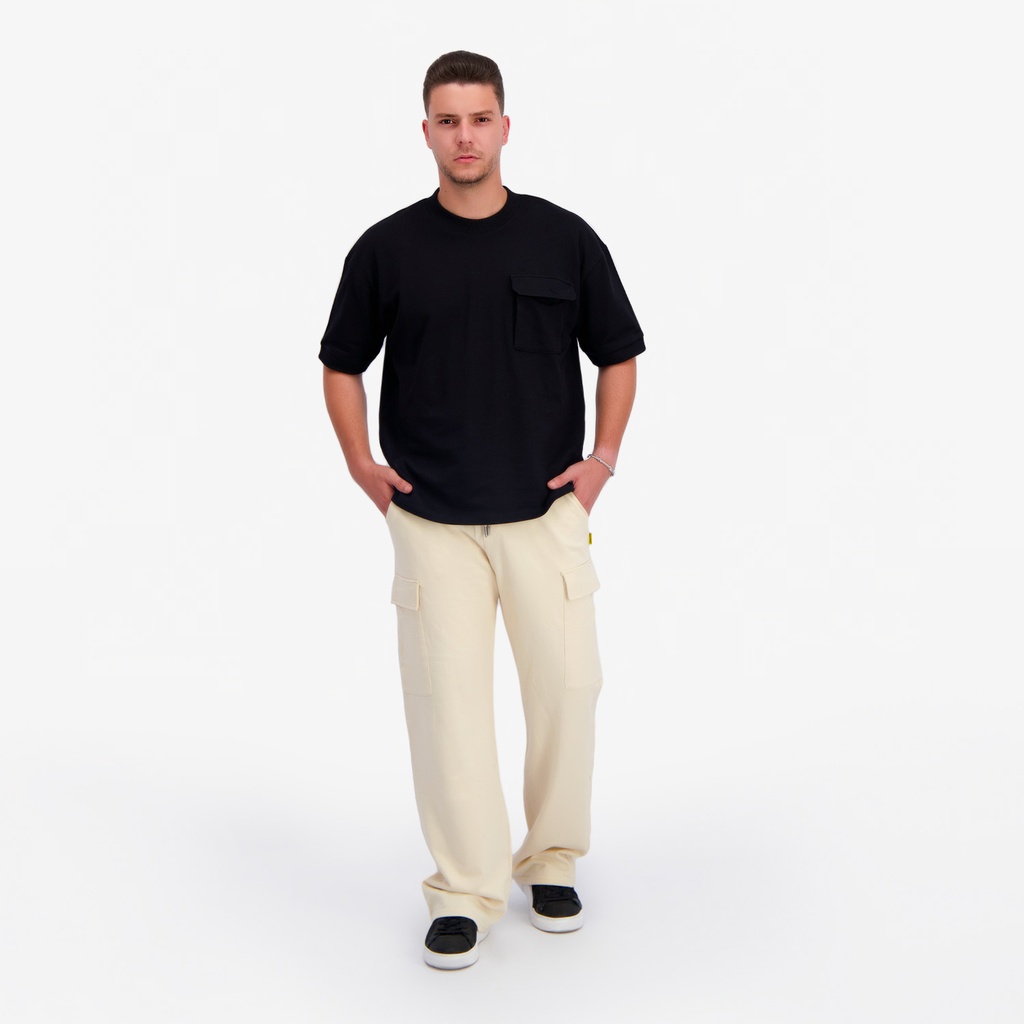 Jogger cargo homme jambes droite