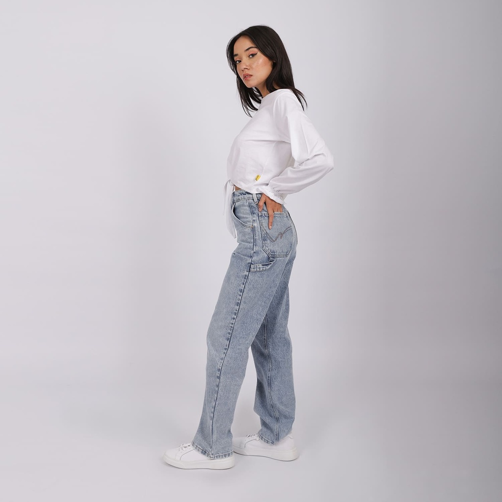 T-shirt femme manches longues avec nœud