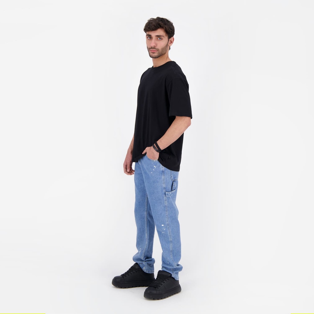 T-shirt oversized homme manches courtes ما تفكرشي في الأحزان