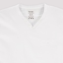 T-shirt homme manches courtes col tunisien et poche passepoilée