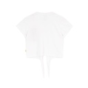 T-shirt sur taille femme manches courtes avec nœud POT DE SMILEY