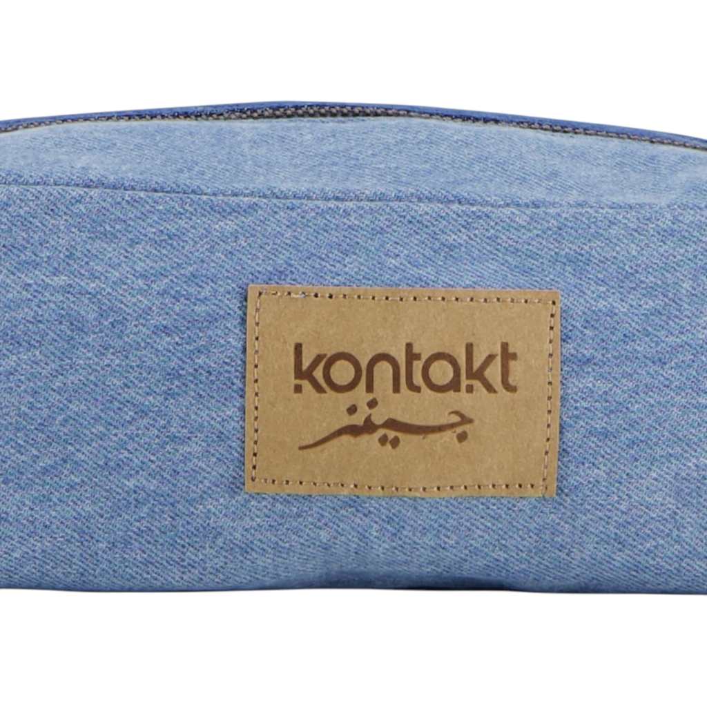 Trousse kontakt bi-couleurs en jeans