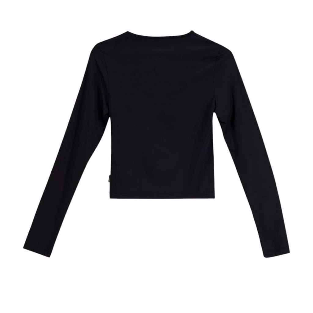 T-shirt femme manches longues avec ouverture poitrine