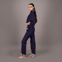 Cropped jacket unisexe selvedge avec fermeture décalée en jeans Selvedge And Raw Look TNFW"