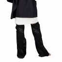 Jambiéres unisexe en jeans IMPRIME BERBERE HEAVY PRINT AND LASER TNFW