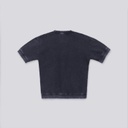 Sweat garçon manches courtes délavé avec logo