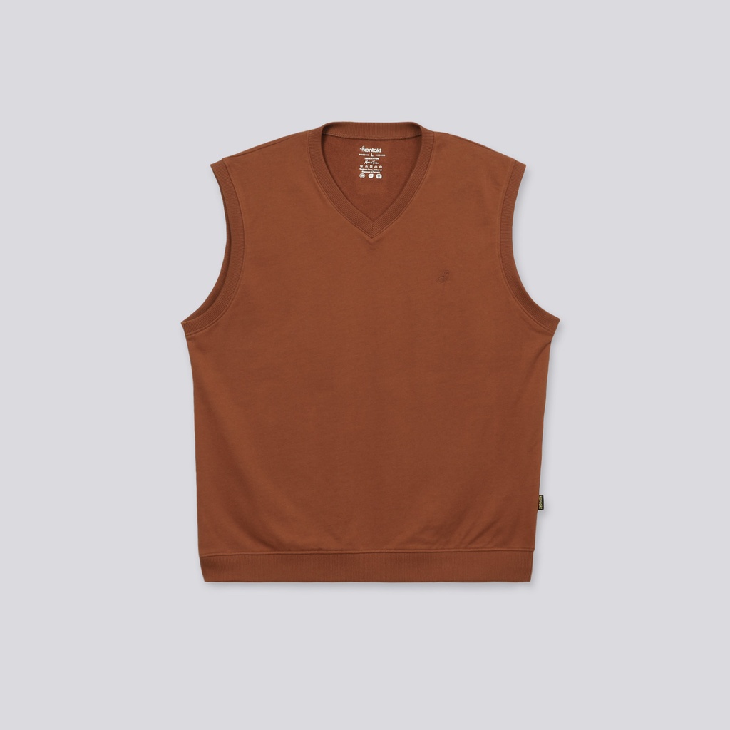 Sweat homme sans manches avec broderie