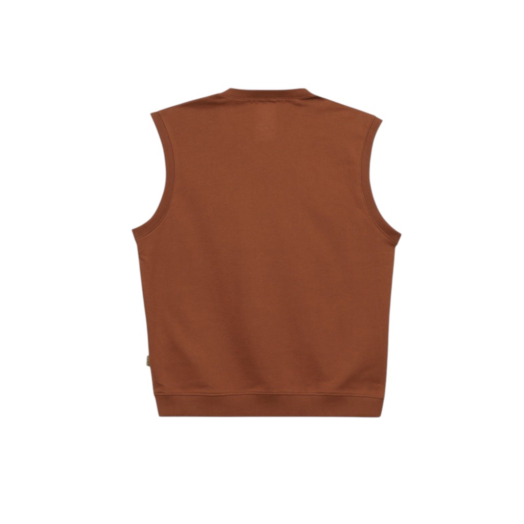 Sweat homme sans manches avec broderie