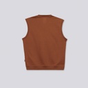 Sweat homme sans manches avec broderie