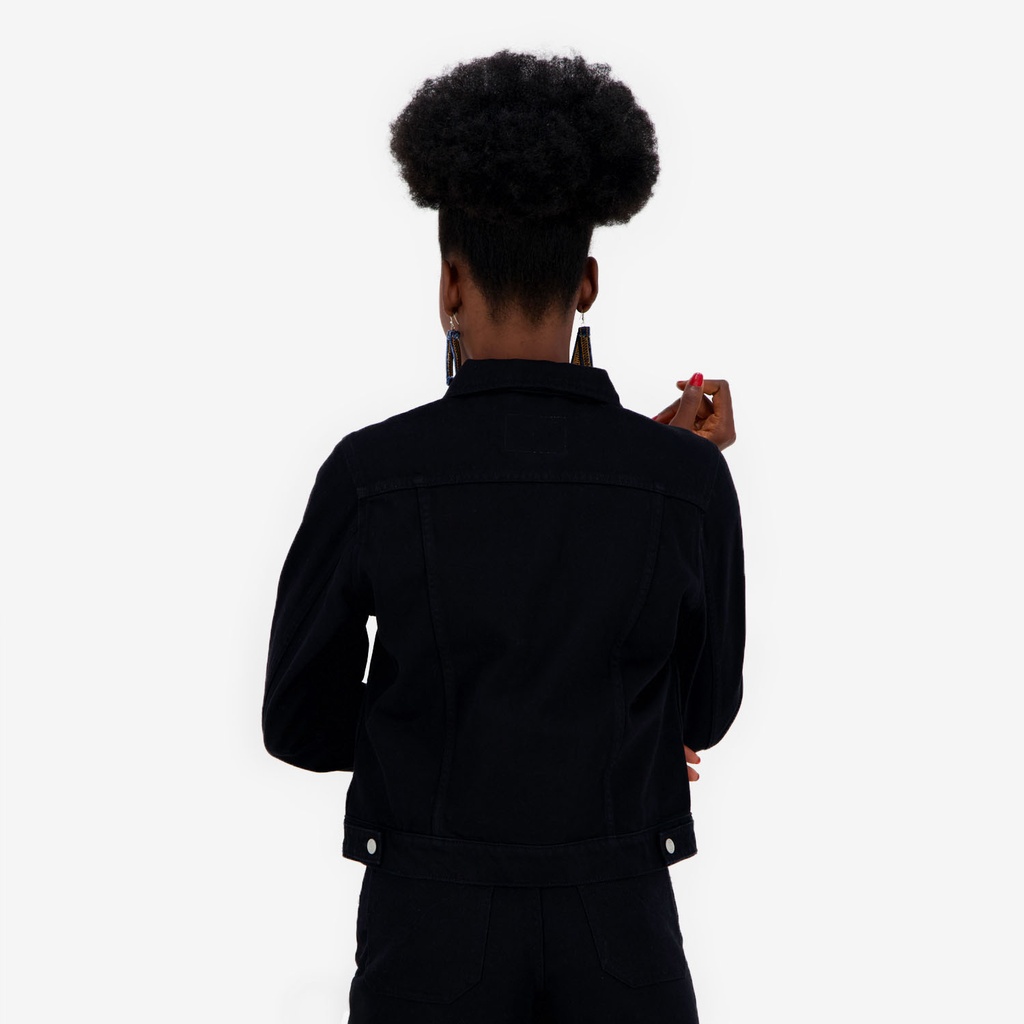 Regular jacket femme en jeans avec studs - KENZ