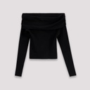 T-shirt femme manches longues col bateau