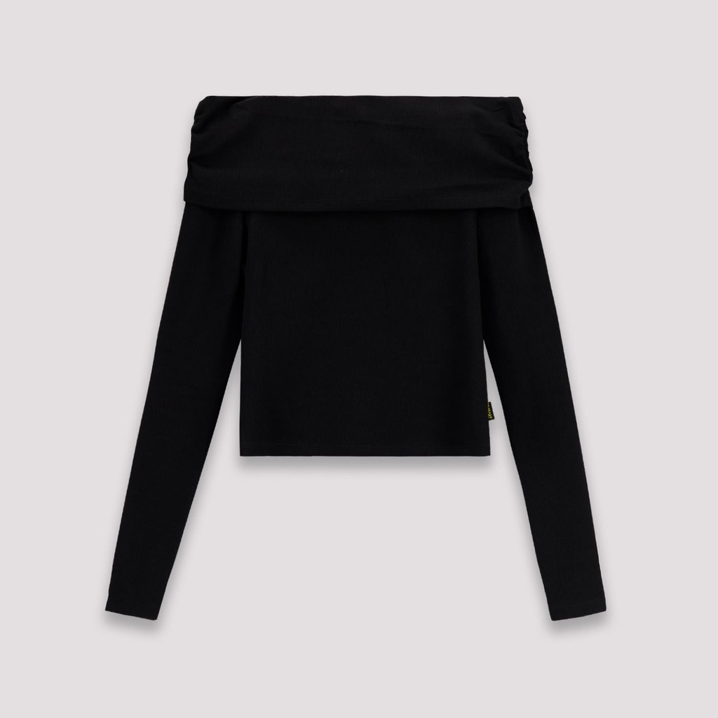 T-shirt femme manches longues col bateau