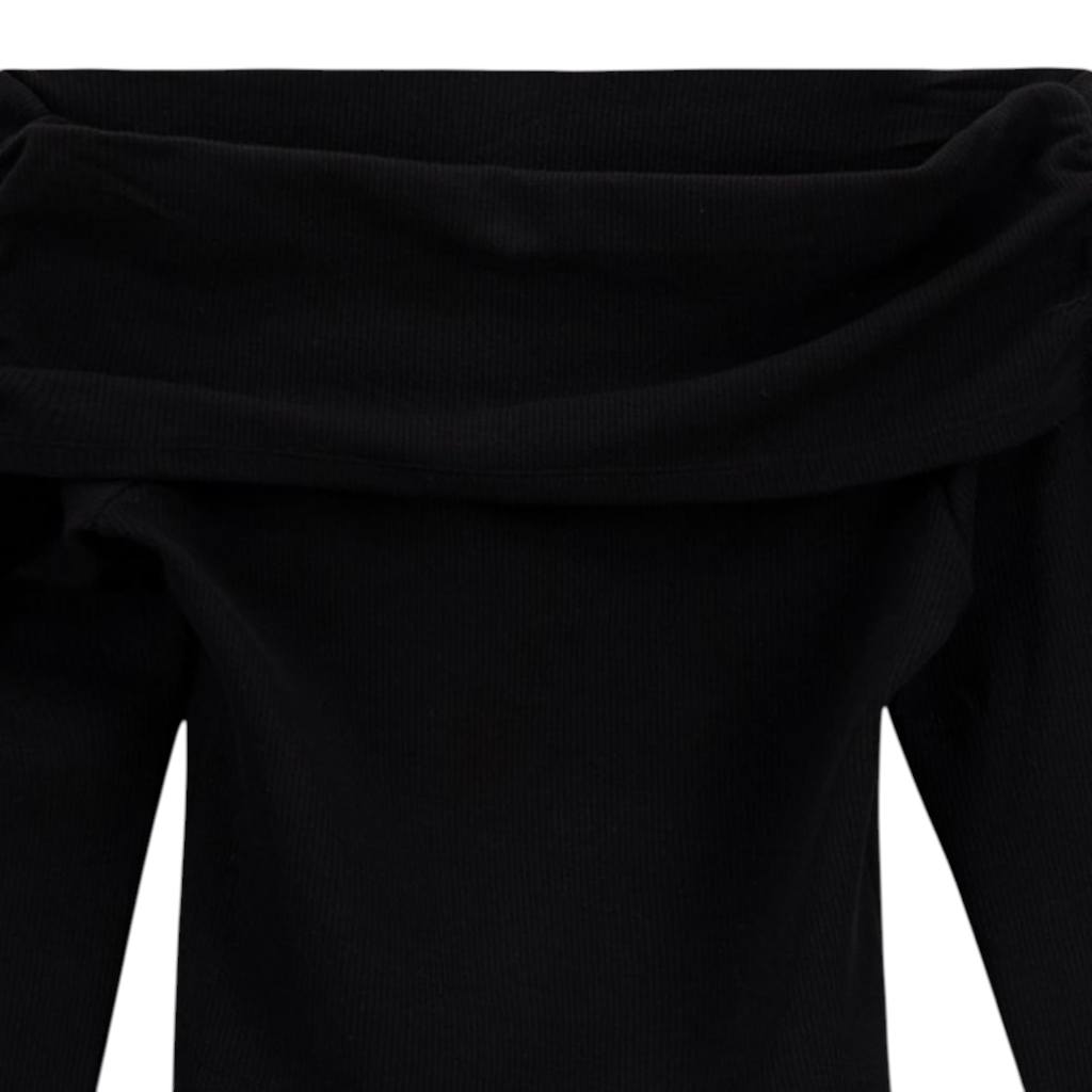 T-shirt femme manches longues col bateau