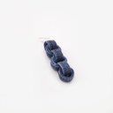 Boucle d'oreille chaine denim