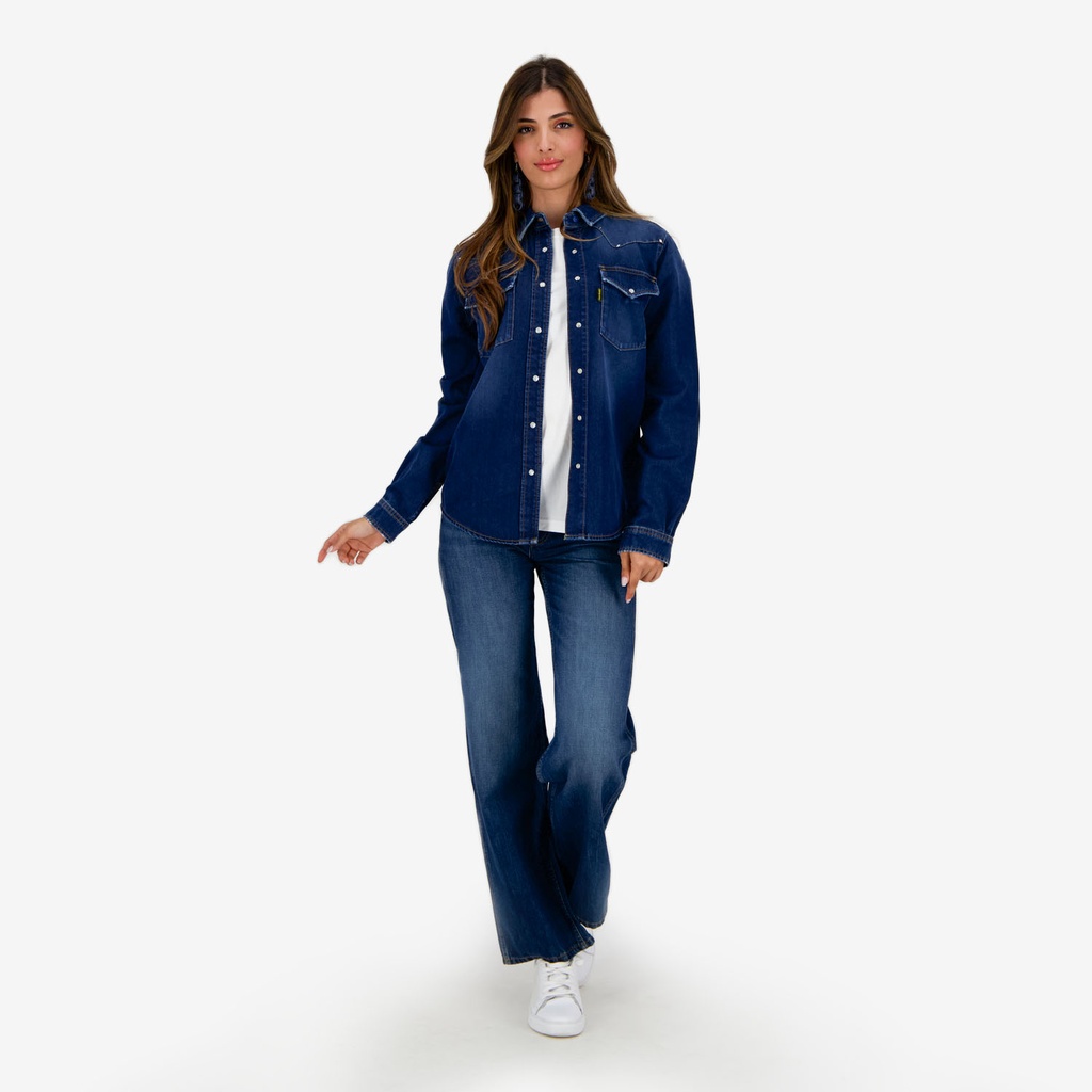 Chemise western femme avec studs - SHEMSI