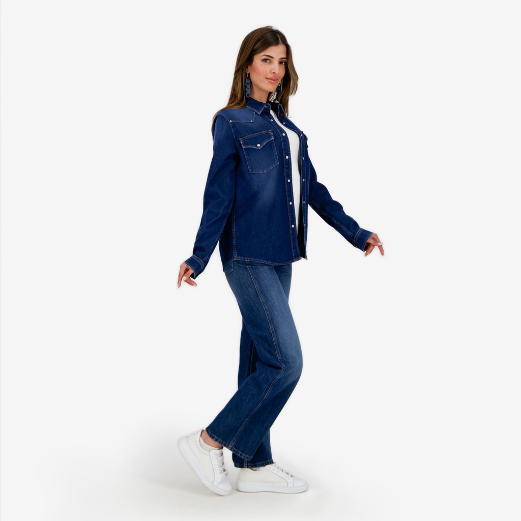 Chemise western femme avec studs - SHEMSI