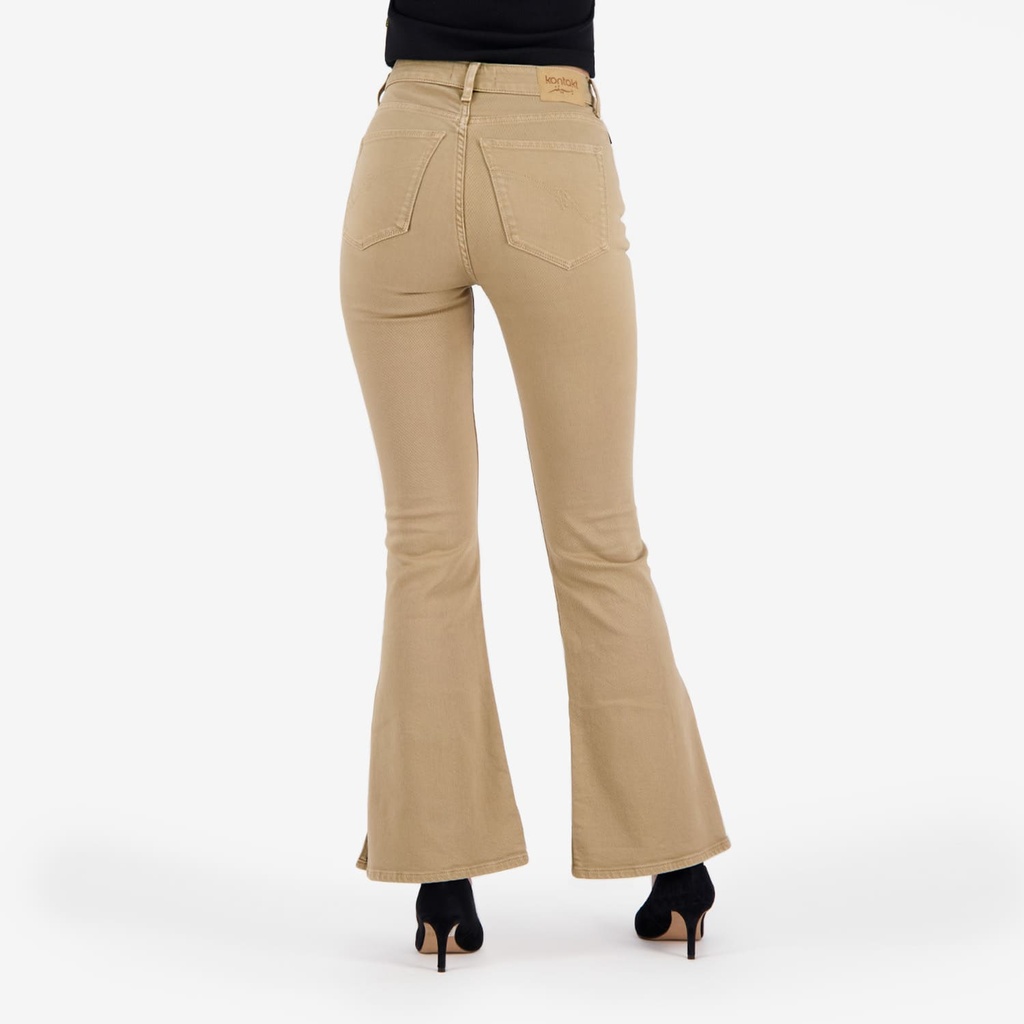 Flare jeans femme avec fentes côté -FERYEL 3.0