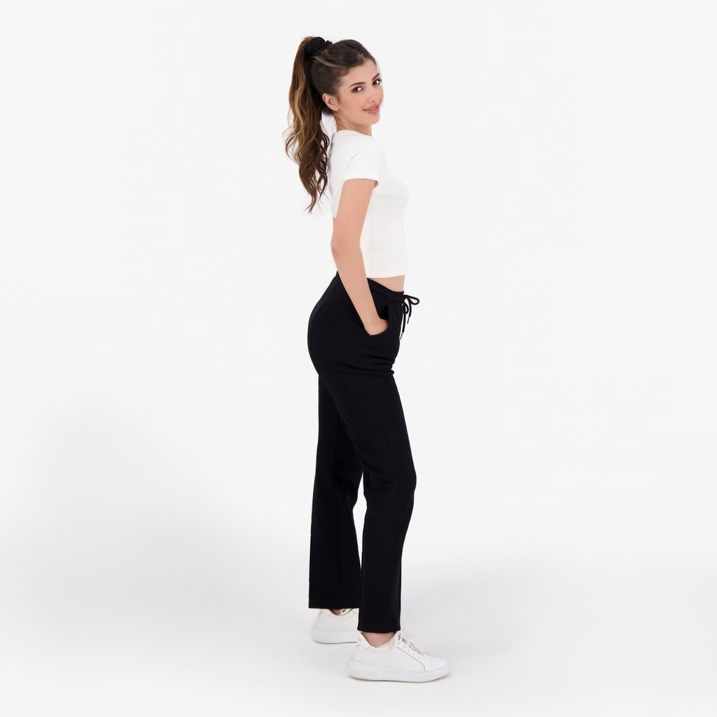 Jogger chino femme jambe droite