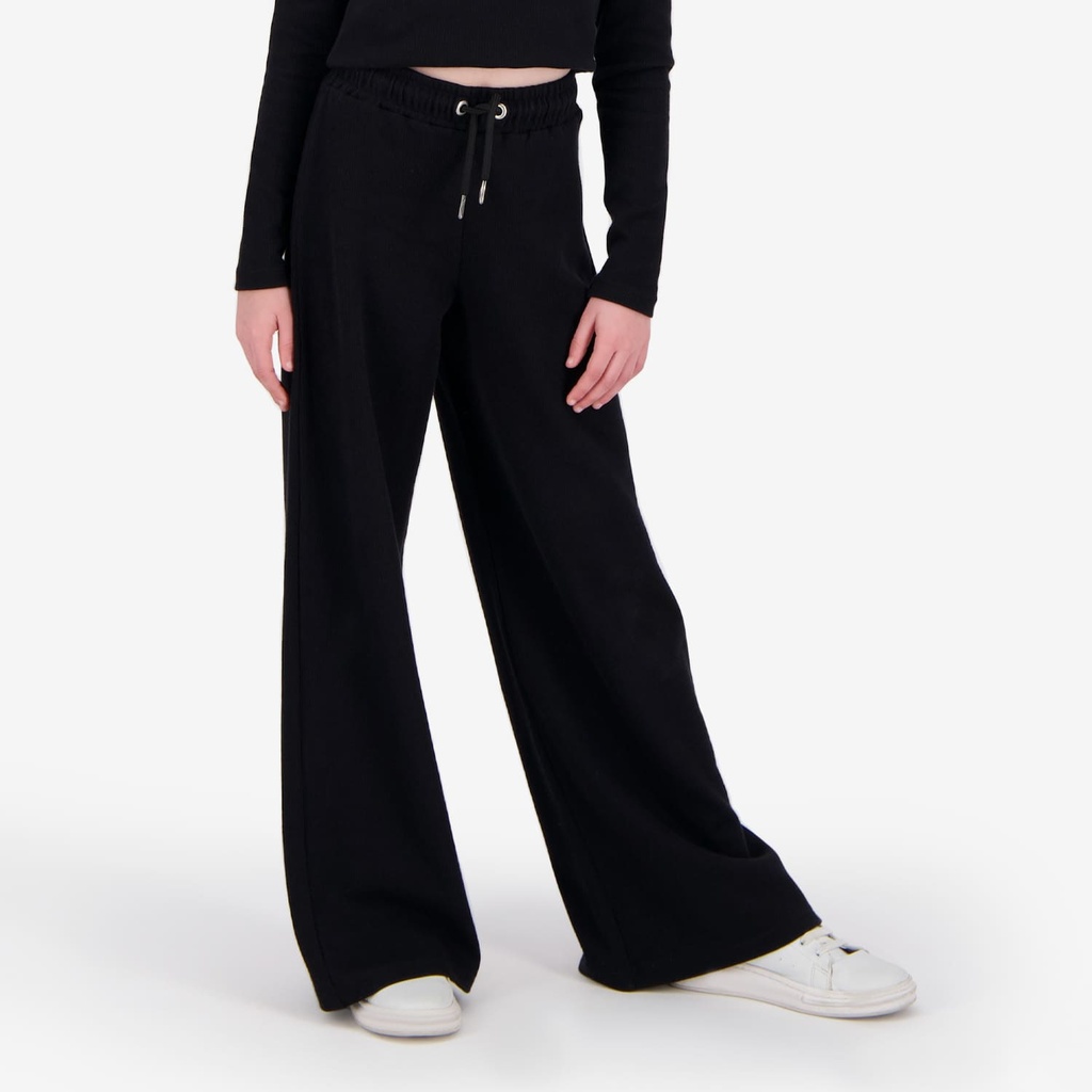 Pantalon côtelé fille wide leg
