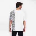 T-shirt oversized homme manches courtes IMPRIME FORMES TEPSI