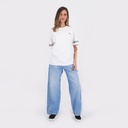 T-shirt oversized femme manches courtes avec des formes aux manches