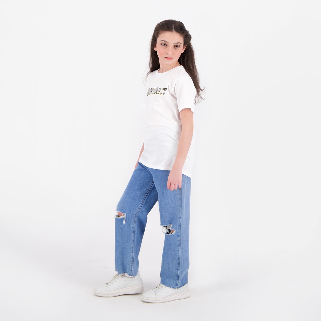 T-shirt unisexe enfant manches courtes   KONTAKT TEES