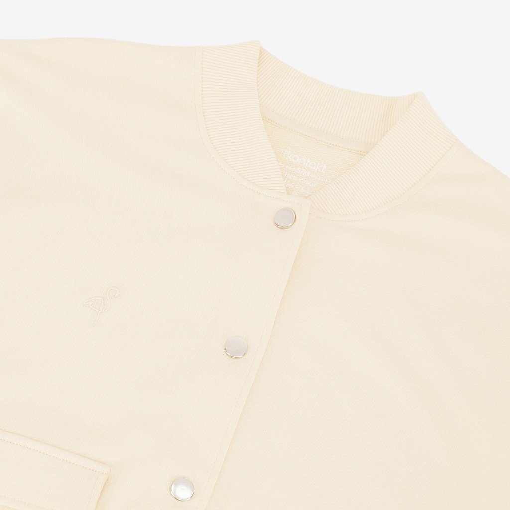 Bombers crop femme avec détails élastique