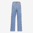 Ribcage femme avec passant croisée en jeans - RAYA 2.0