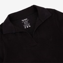 Polo côtelé femme manches longues