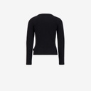 T-shirt côtelé fille manches longues  avec cut out lapin