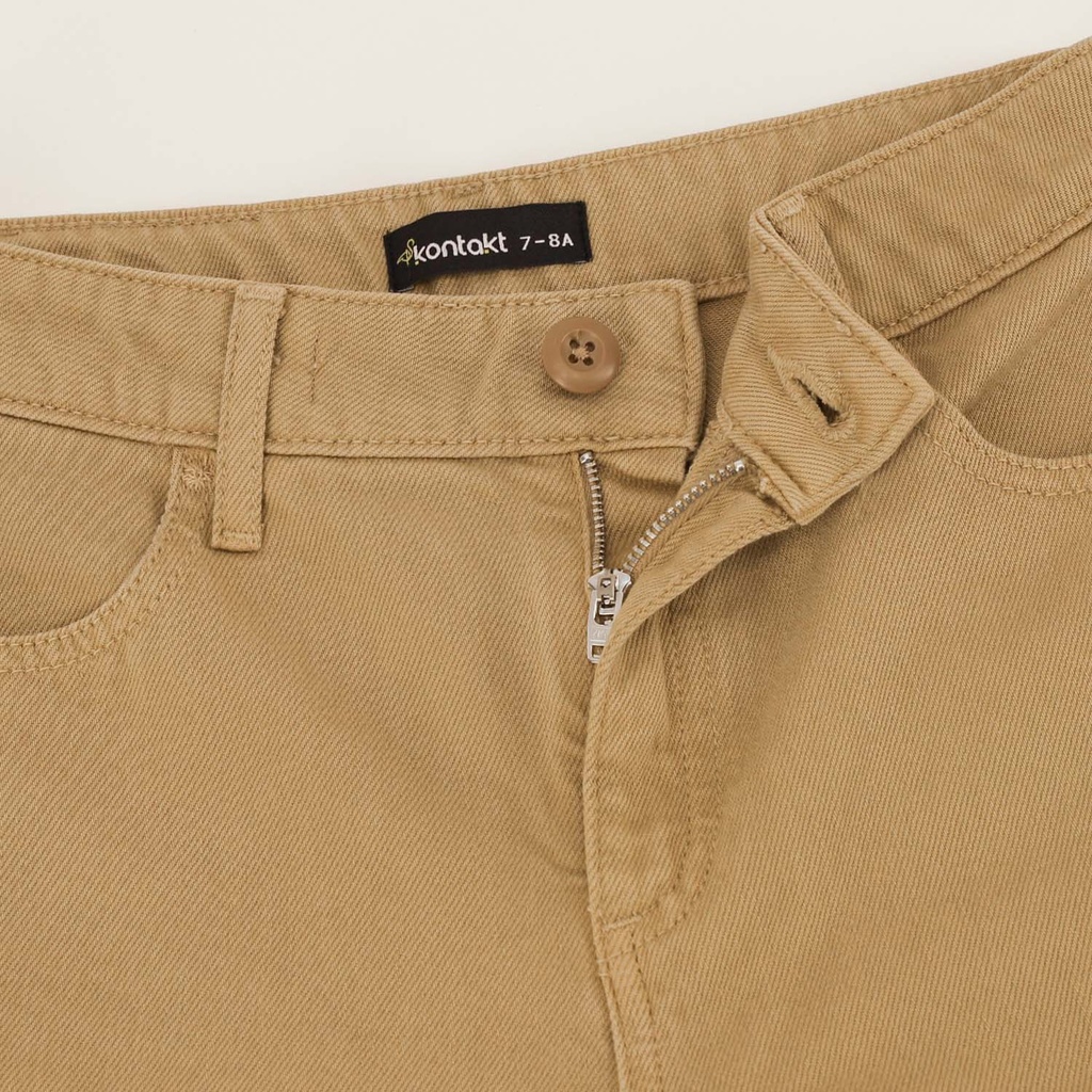 Wide leg fille en jeans