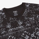 T-shirt oversized homme manches courtes imprimé all over