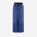 Jupe maxi femme en jeans- MYRIAM