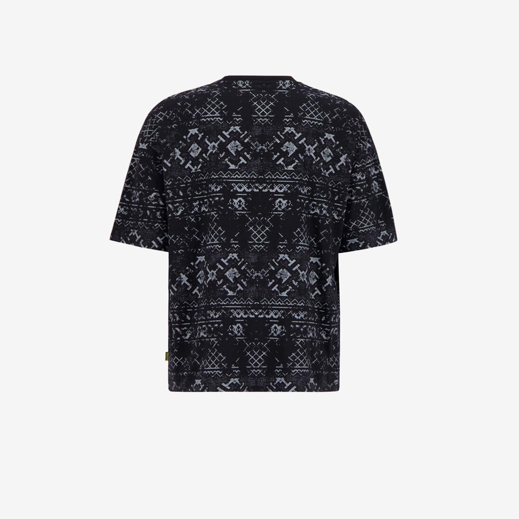 T-shirt oversized unisexe enfant manches courtes imprimé all over