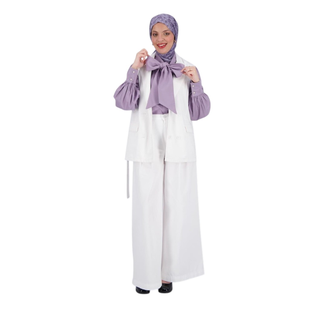 Chino wide leg femme - CHEDIA