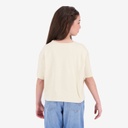 T-shirt fille sur taille manches courtes  تحت الياسمينة في الليل