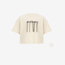 T-shirt fille sur taille manches courtes  تحت الياسمينة في الليل