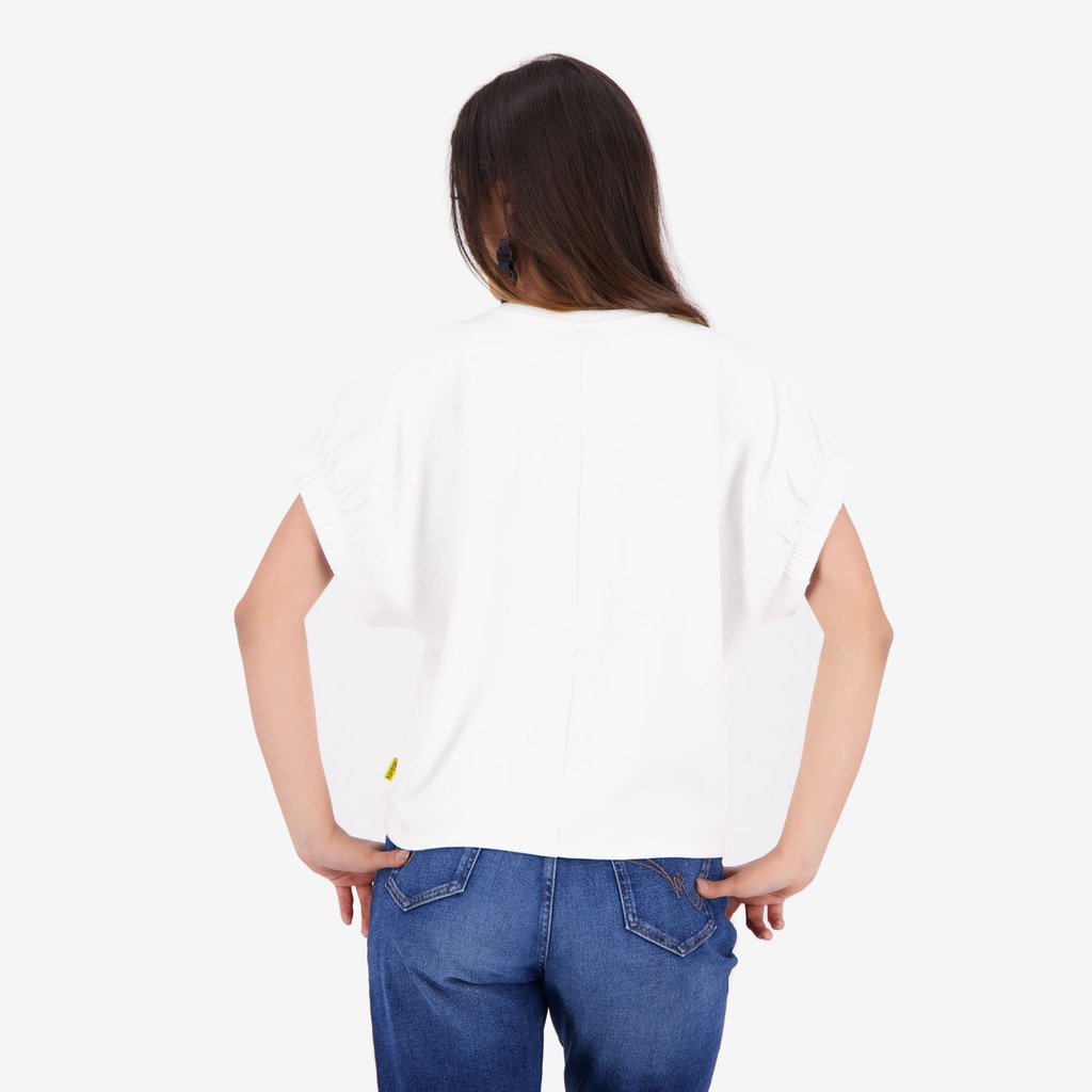 Sweat femme sans manches  avec broderie