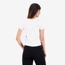 T-shirt femme manches courtes avec  noeuds sur le cotés