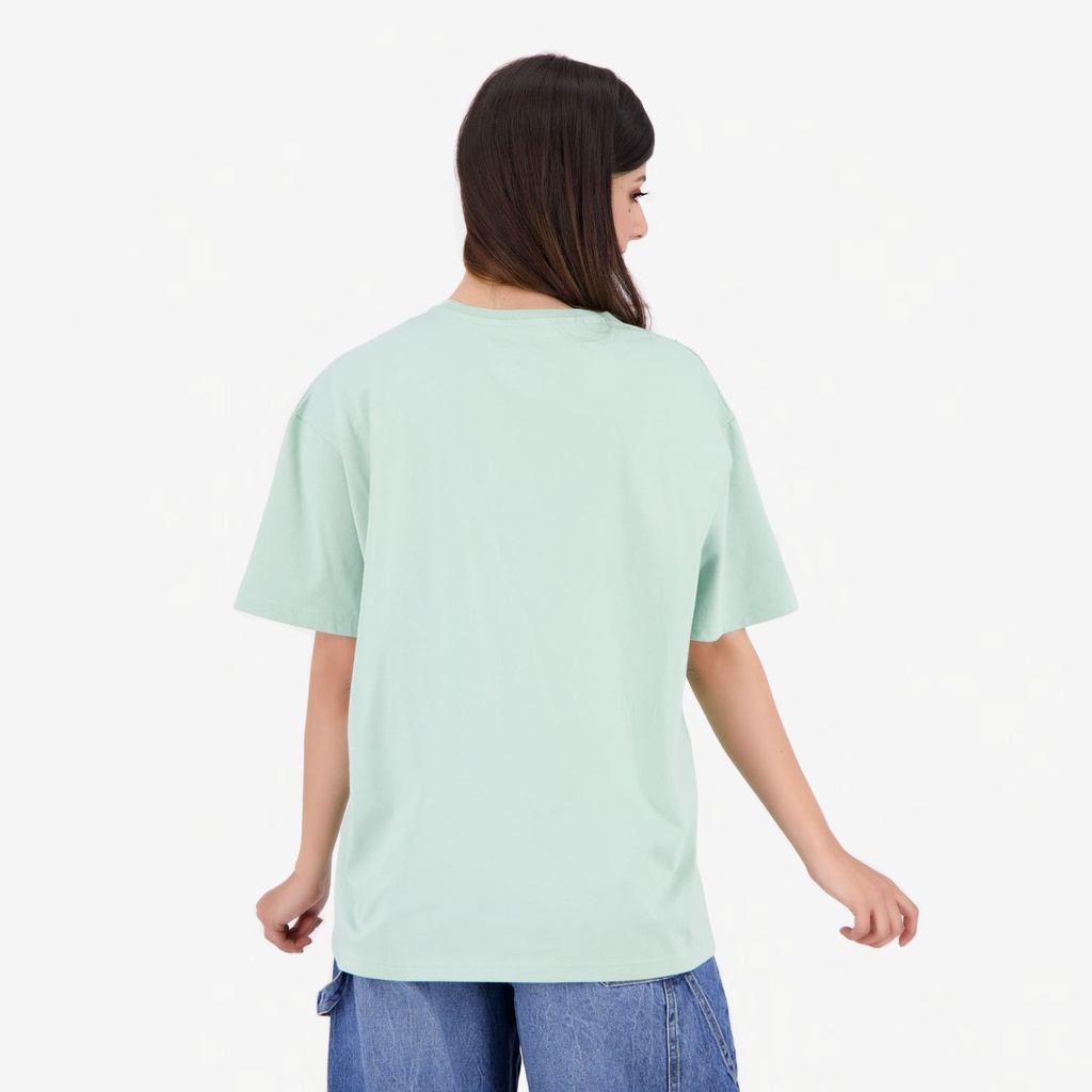 T-shirt oversized femme manches courtes FLEURS D'ŒILLETS