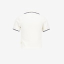 Polo côtelé femme manches courtes