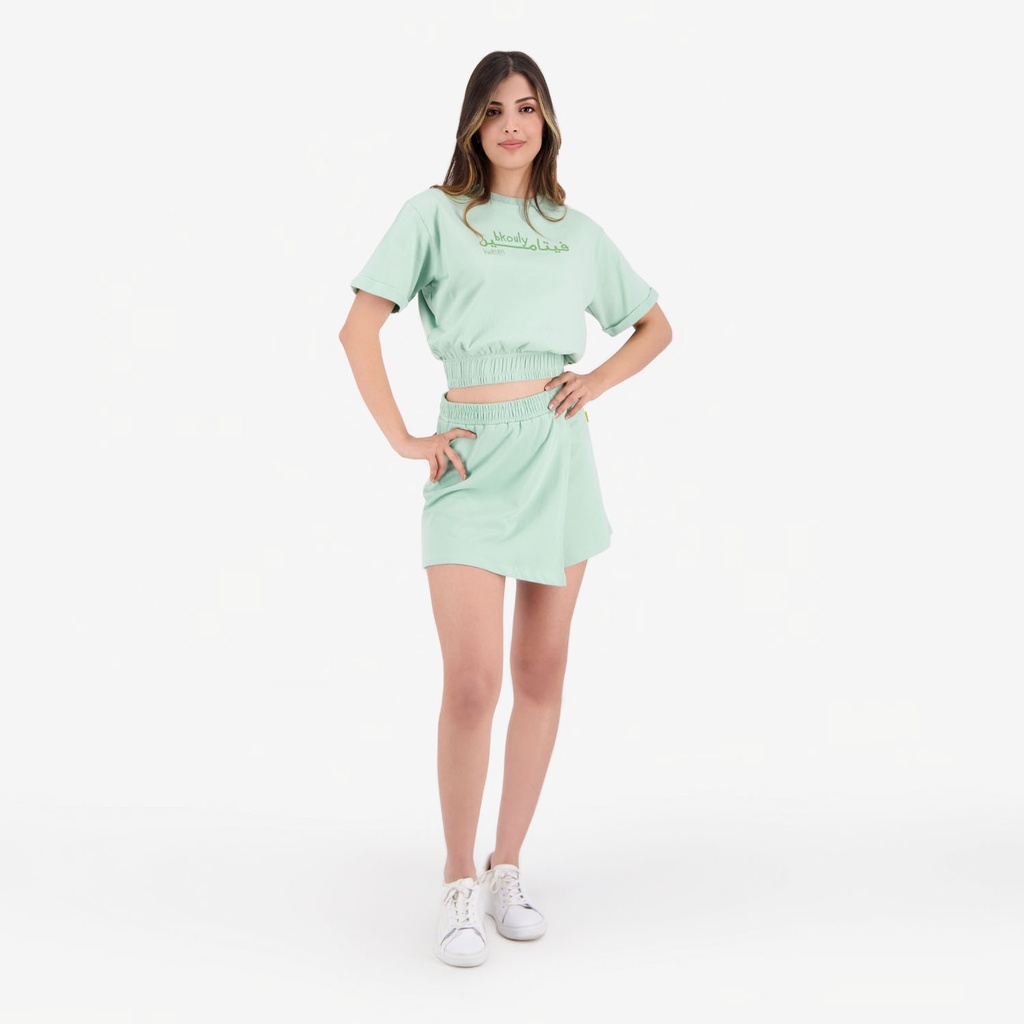 Skort femme en molleton
