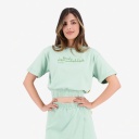 Sweat crop femme manches courtes  bkouly فيتامين